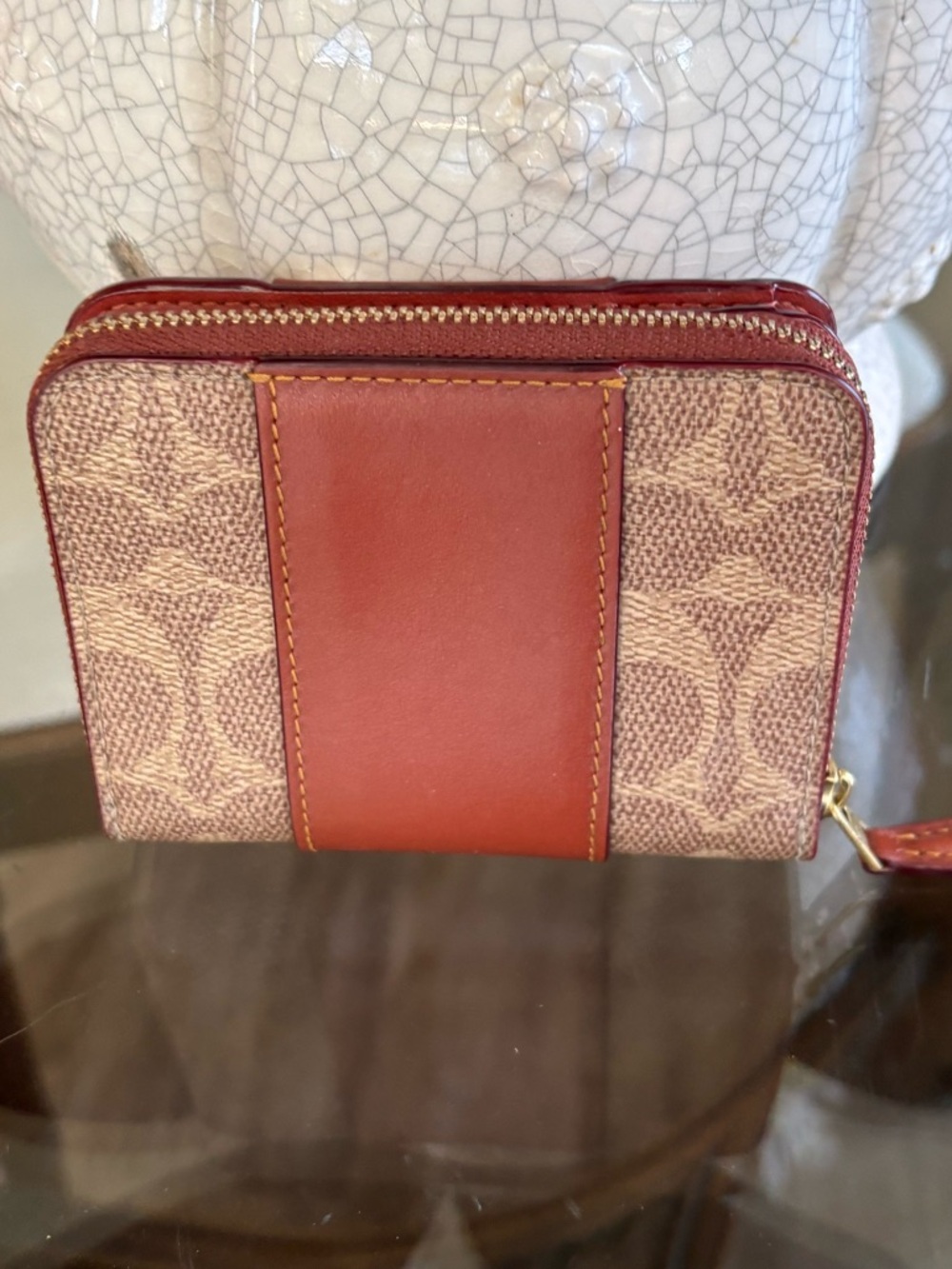 🤎🤎COACH ESSENTIAL MULTI LOGO BILLFOLD CANVAS & LEATHER WALLET!🤎🤎 - Picture 4 of 6